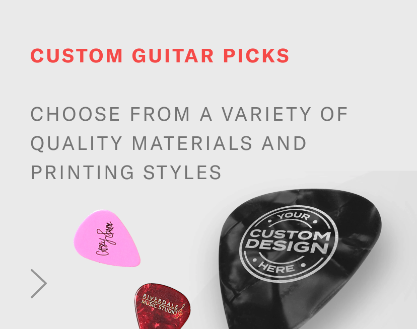 Custom guitar picks