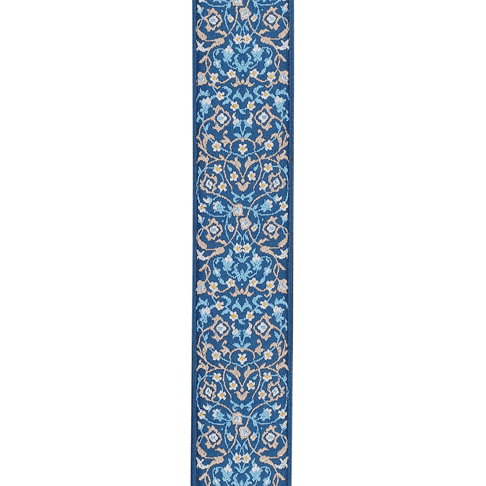 Eco Persian Woven Guitar Strap, Blue