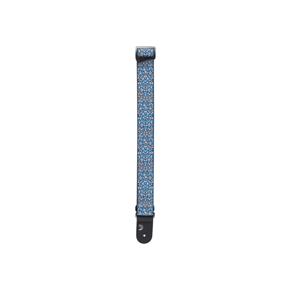 Eco Persian Woven Guitar Strap, Blue