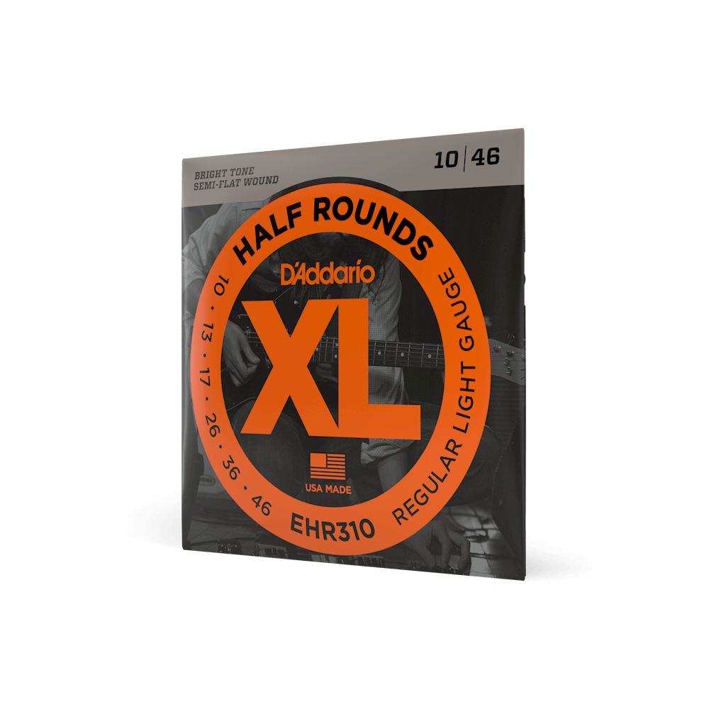 10-46 Regular Light, XL Half Rounds Electric Guitar Strings