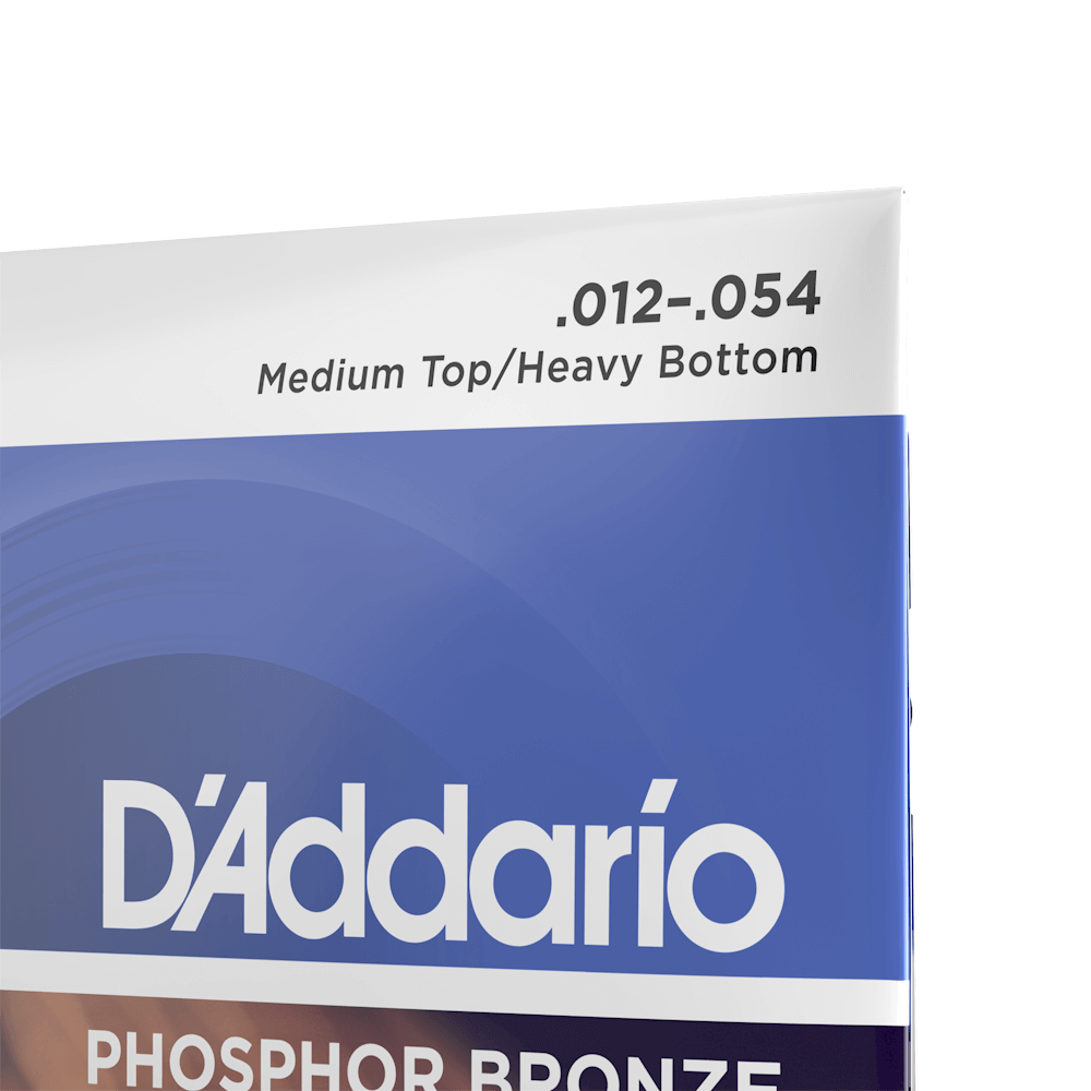 12-54 Medium Top/Heavy Bottom 12-String, Phosphor Bronze Acoustic Guitar Strings
