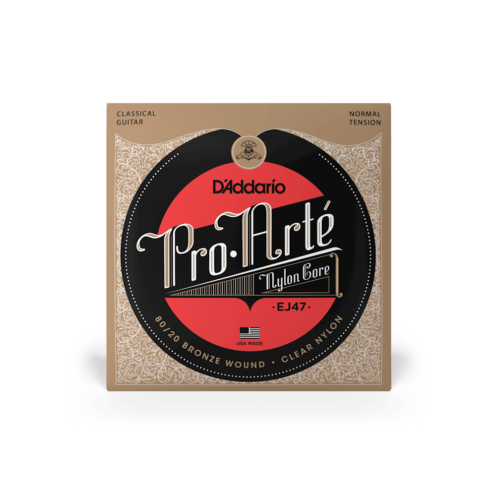 Normal Tension, Pro-Arté Nylon 80/20 Bronze Classical Guitar Strings