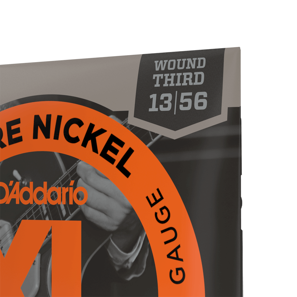 13-56 Jazz Medium, XL Pure Nickel Electric Guitar Strings