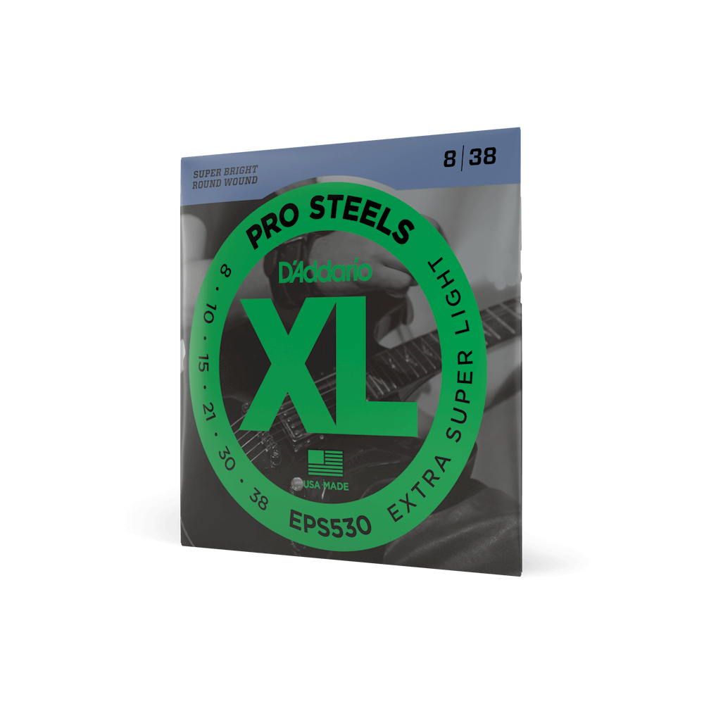 08-38 Extra Super Light, XL ProSteels Electric Guitar Strings