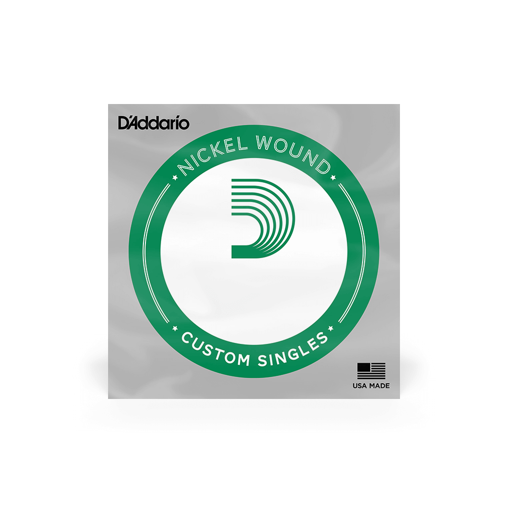 D'Addario PNG023 Pure Nickel Electric Guitar Single String, .023