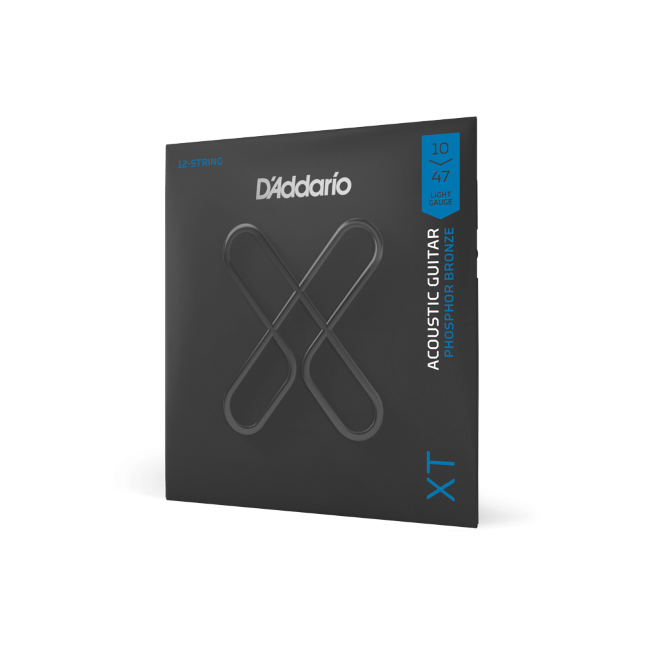 10-47 Extra Light, XT Phosphor Bronze Coated 12-String Acoustic Guitar Strings