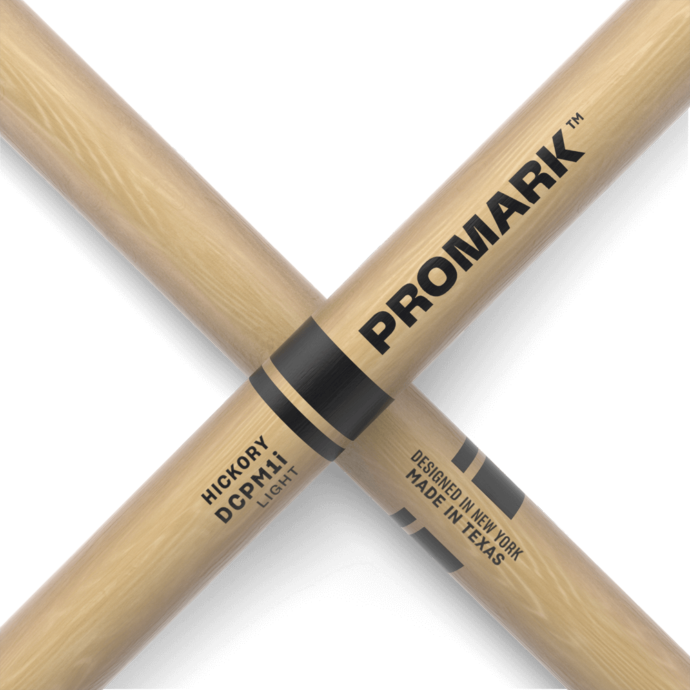 ProMark DCPM1i Light Hickory Marching Drumstick, Wood Tip