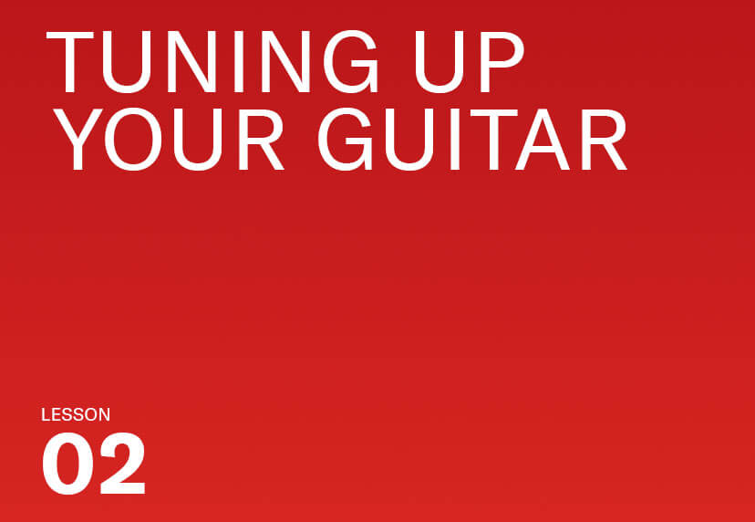 Tuning up your electric guitar